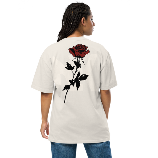 CAMISETA Oversized A | RED FLOWER